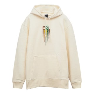 COLORFUL DRIP PARKA��IVORY��