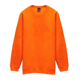 EMBOSS CREWNECK SWEAT ORANGE