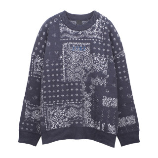 PAISLEY KNIT NAVY