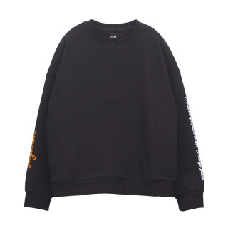 CENTER SWITCHING SWEAT BLK