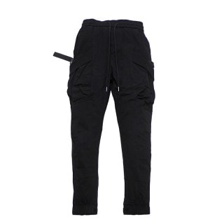 CARGO INFLATE JOGGER PANTS BLK