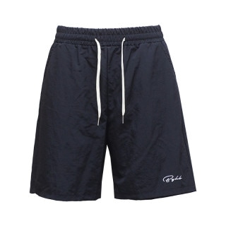 SCRIPT NYLON SHORTS BLK