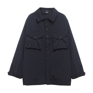 NYLON SHIRTS JKT BLK