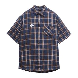 SS CHECK SHIRTS NAVY