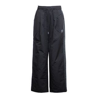 NYLON LINE PANTS BLK