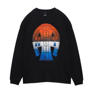 METALLIC CROSS-LTS��BLK��