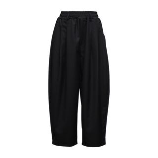 WIDE SLACKS PANTS��BLK��