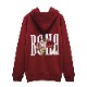 ROSE ZIP HOODIE ��BURGUNDY��