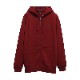 ROSE ZIP HOODIE ��BURGUNDY��