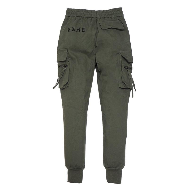 CARGO ZIP JOGGER PANTS ��OLIVE��
