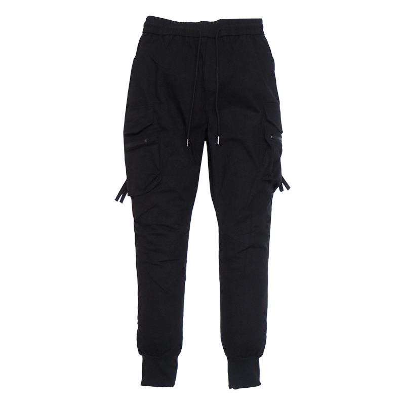 CARGO ZIP JOGGER PANTS ��BLK��