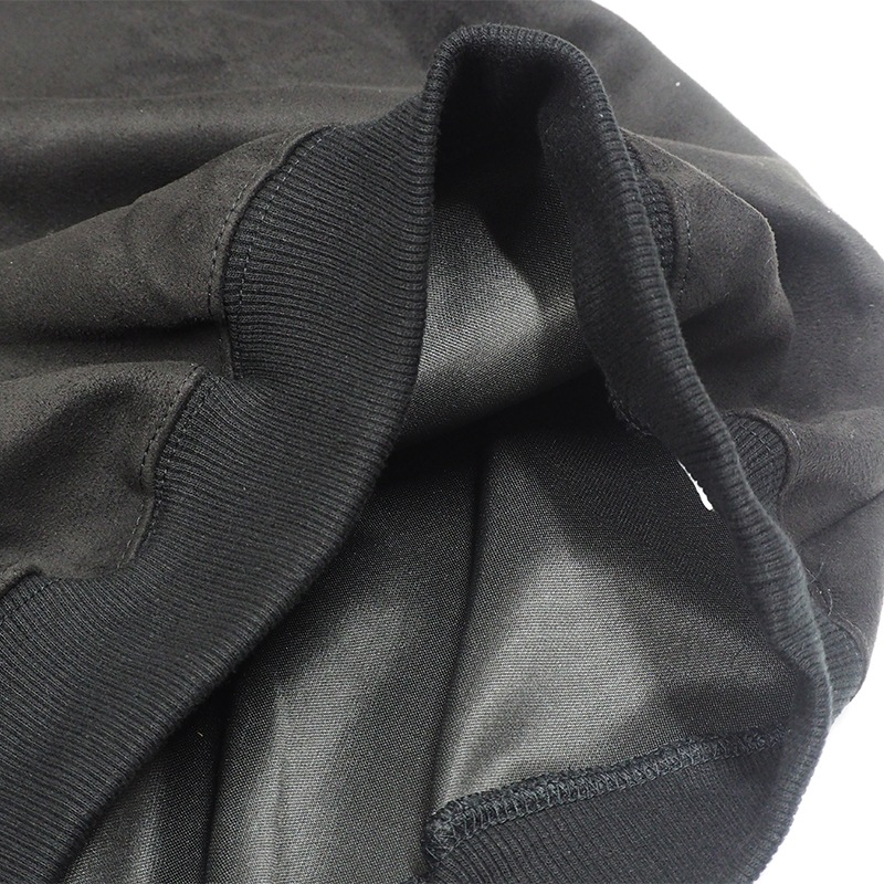 SUEDE PULLOVER ��BLK��