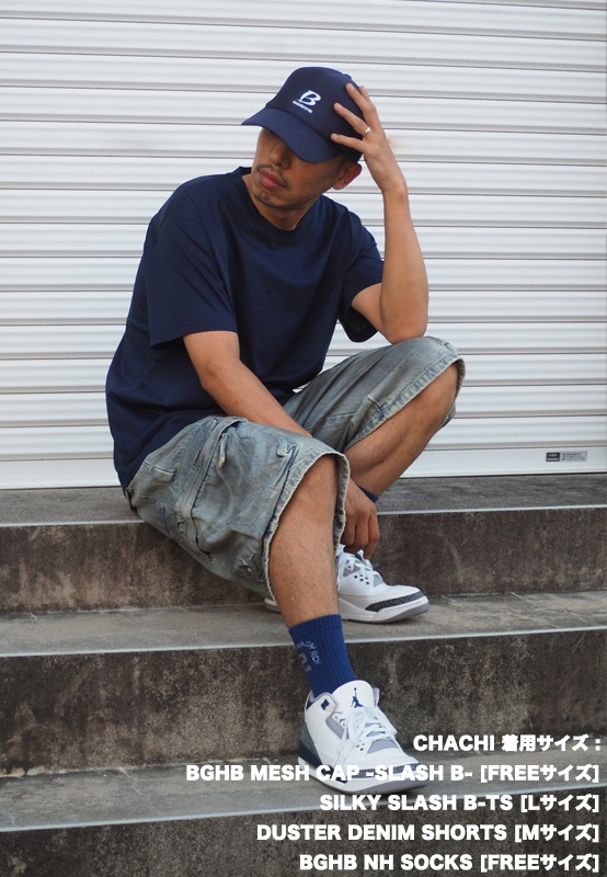 BGHB MESH CAP -SLASH B-