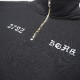 HALF ZIP SWEAT ��BLK��