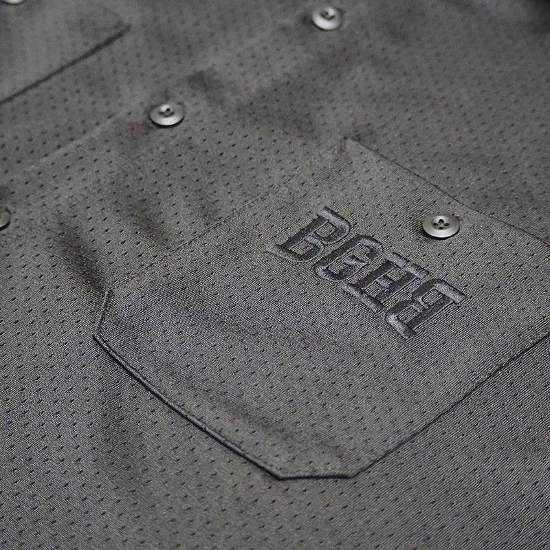 BGHB MESH SHIRTS��BLK��