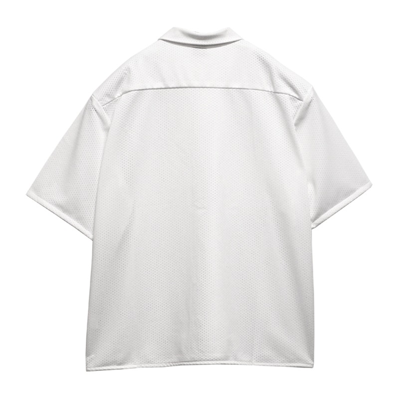 BGHB MESH SHIRTS��WHT��