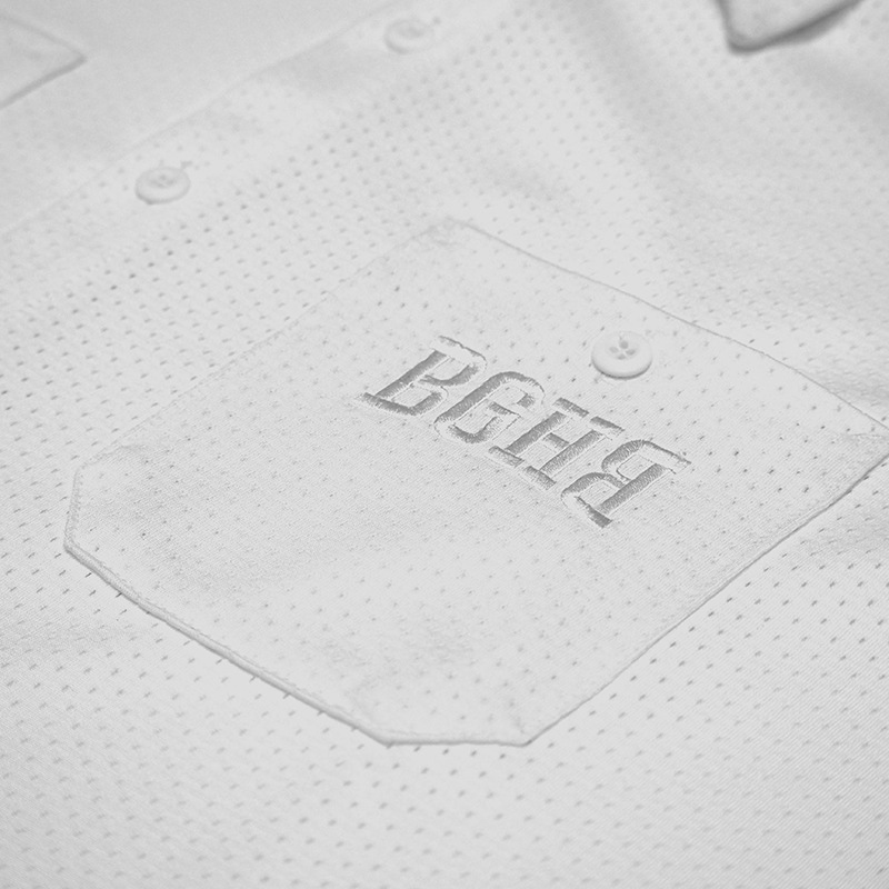BGHB MESH SHIRTS��WHT��