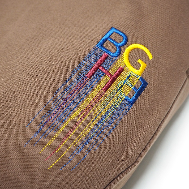 COLORFUL DRIP SWEAT PANTS��BROWN��