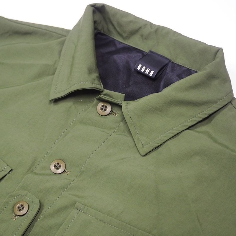 NYLON SHIRTS JKT ��OLIVE��