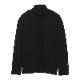 24'ROLL-NECK PULLOVER