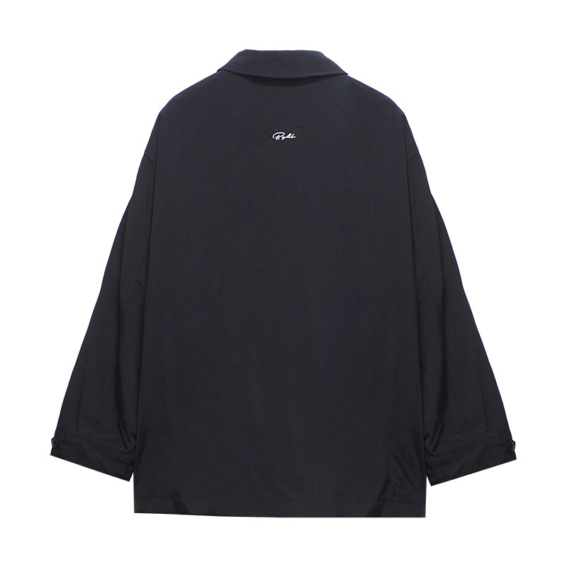 NYLON SHIRTS JKT BLK