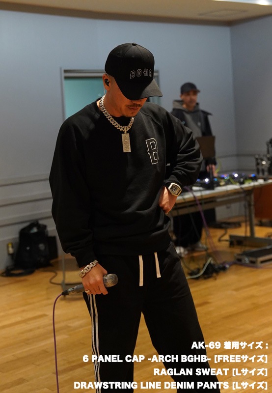 RAGLAN SWEAT ��BLK��