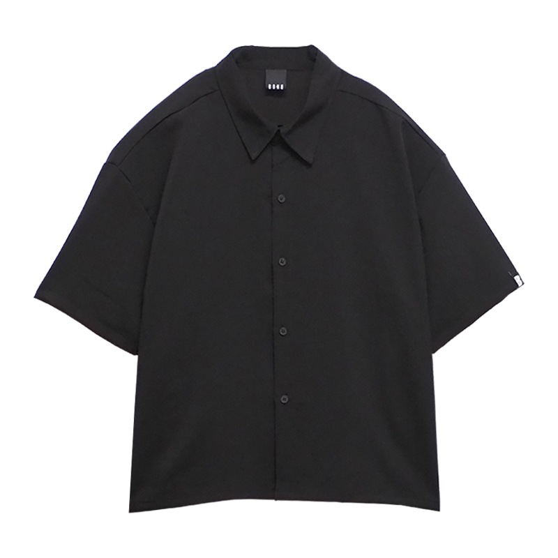 BASIC SS SHIRTS��BLK��