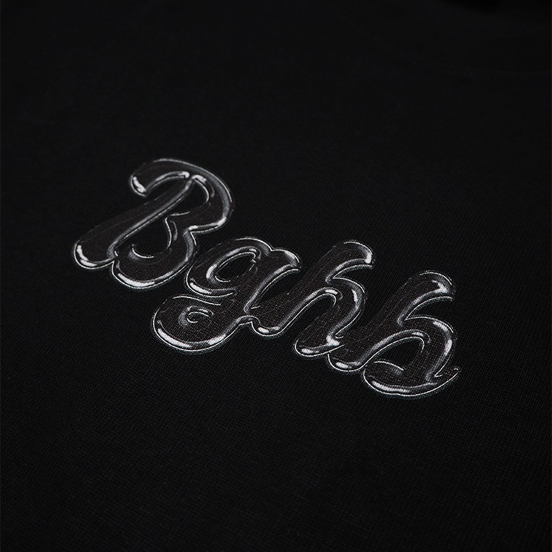 LIQUID CHROME PULLOVER ��BLK��