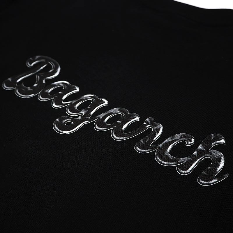 LIQUID CHROME PULLOVER ��BLK��