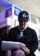 LIQUID CHROME PULLOVER ��BLK��