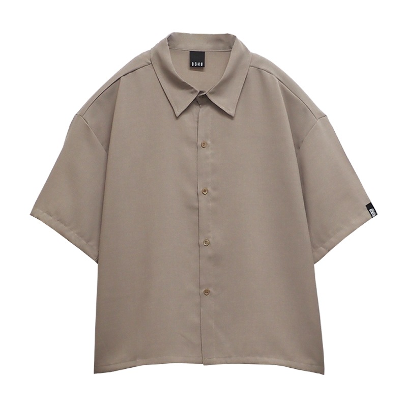 BASIC SS SHIRTS��BEIGE��