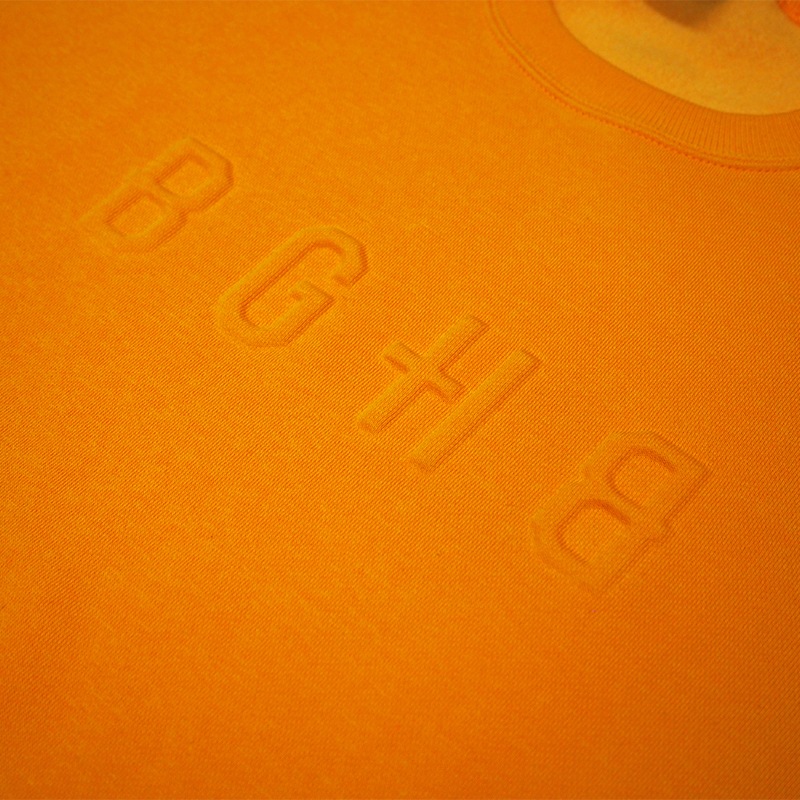 EMBOSS CREWNECK SWEAT ��ORANGE��