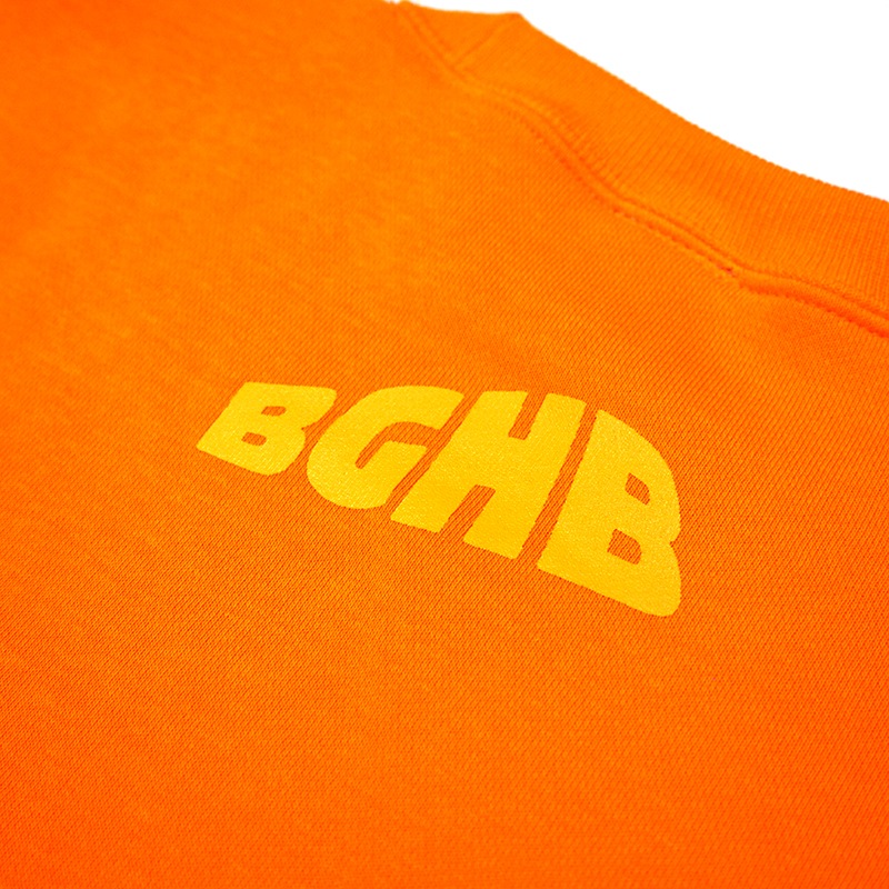 EMBOSS CREWNECK SWEAT ��ORANGE��