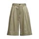 HICKORY DENIM SHORTS��BEIGE��