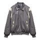 PU LEATHER STADIUM JKT ��GRAY��