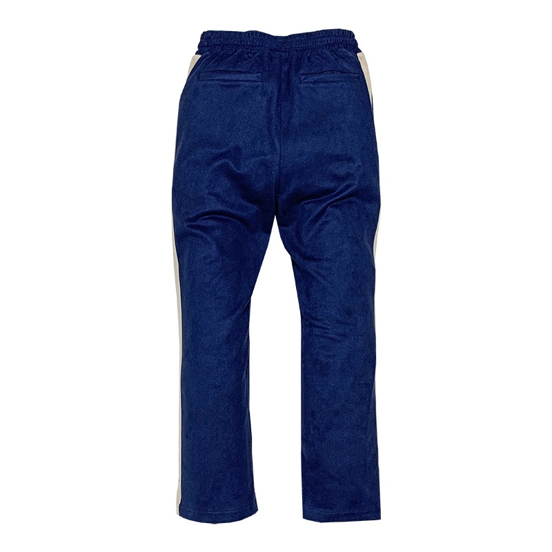 SUEDE LINE PANTS NAVY