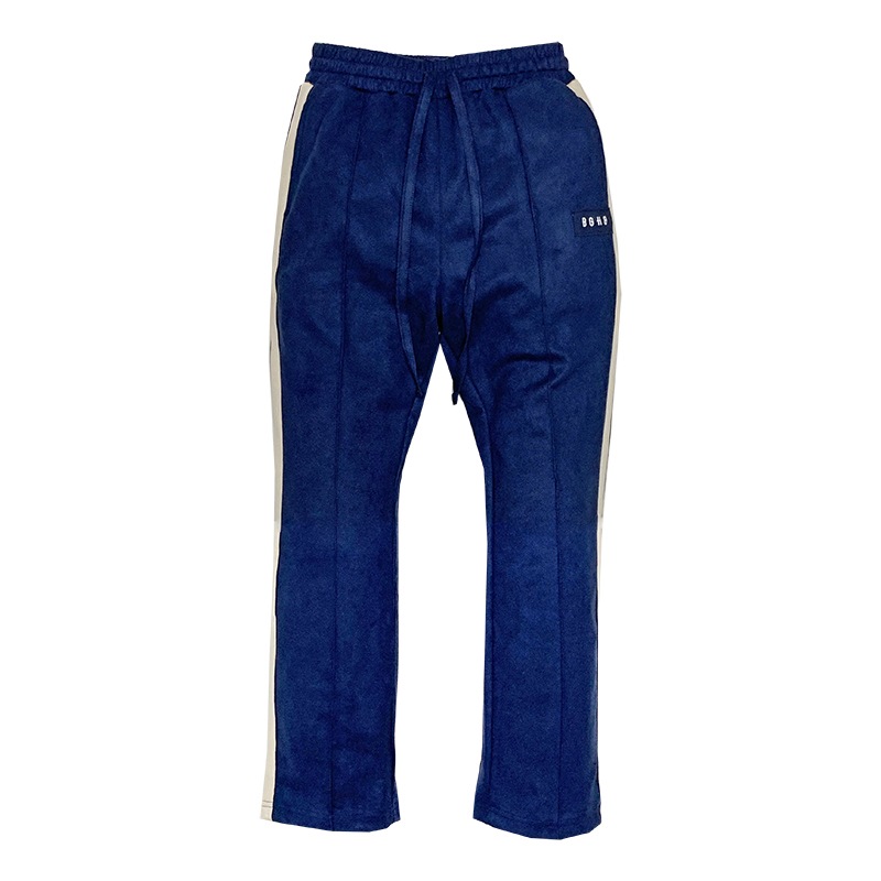 SUEDE LINE PANTS NAVY