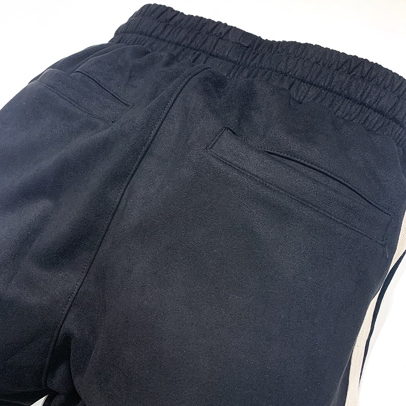 SUEDE LINE PANTS ��BLK��