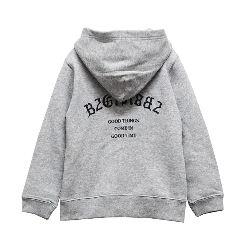 KIDS ZIP HOODIE��GRAY��