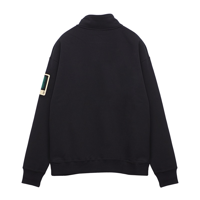 HALF ZIP PULLOVER ��BLK��