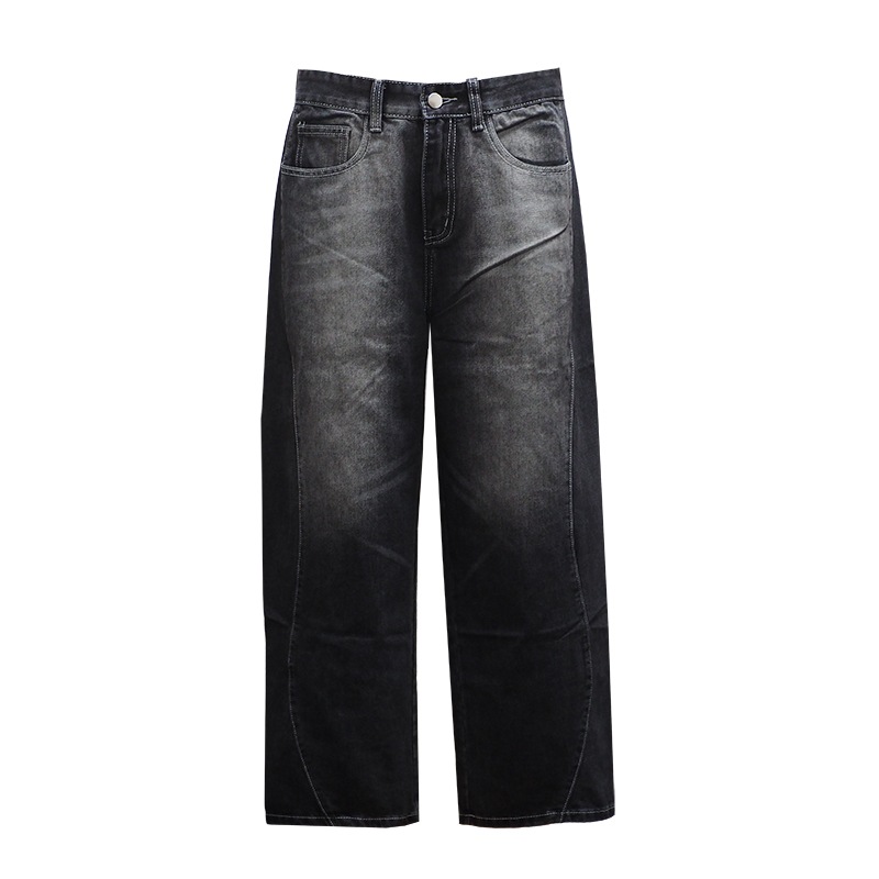 WAVE BLACK DENIM PANTS