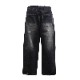 WAVE BLACK DENIM PANTS