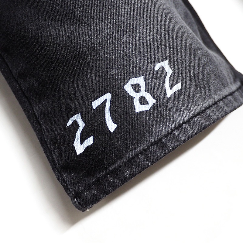 WIDE BLACK DENIM PANTS