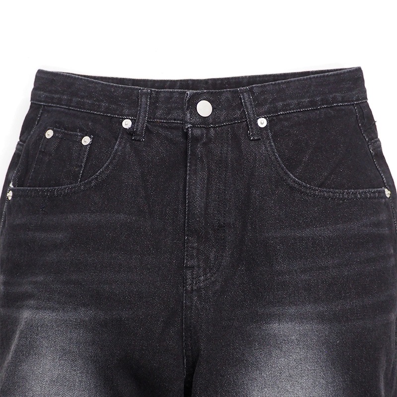 WIDE BLACK DENIM PANTS