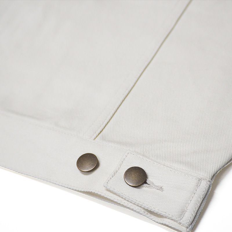 SHORT COLOR DENIM JKT ��IVORY��