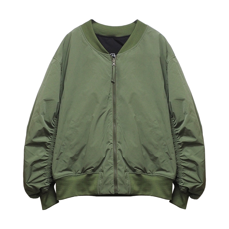 REVERSIBLE BOMBER JKT ��OLIVE��