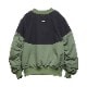 REVERSIBLE BOMBER JKT ��OLIVE��