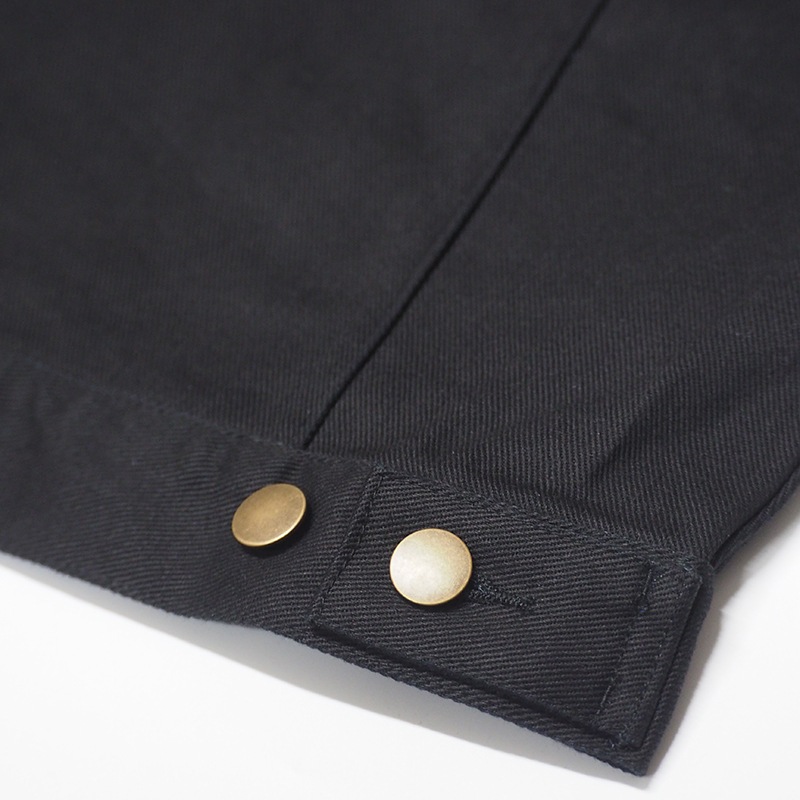SHORT COLOR DENIM JKT ��BLK��