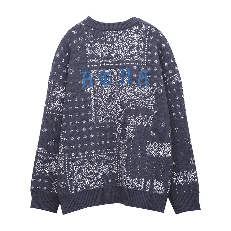 PAISLEY KNIT ��NAVY��