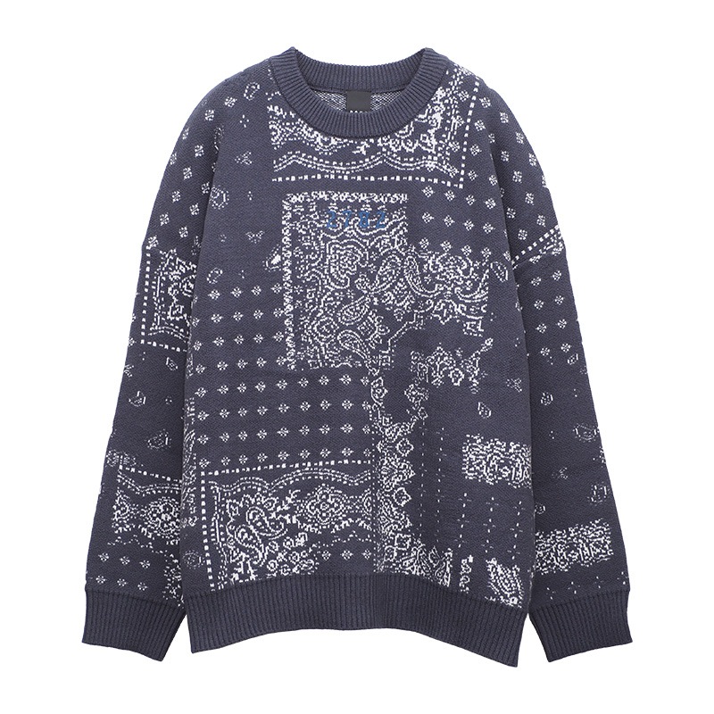 PAISLEY KNIT ��NAVY��